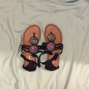 Cute bedazzled sandals